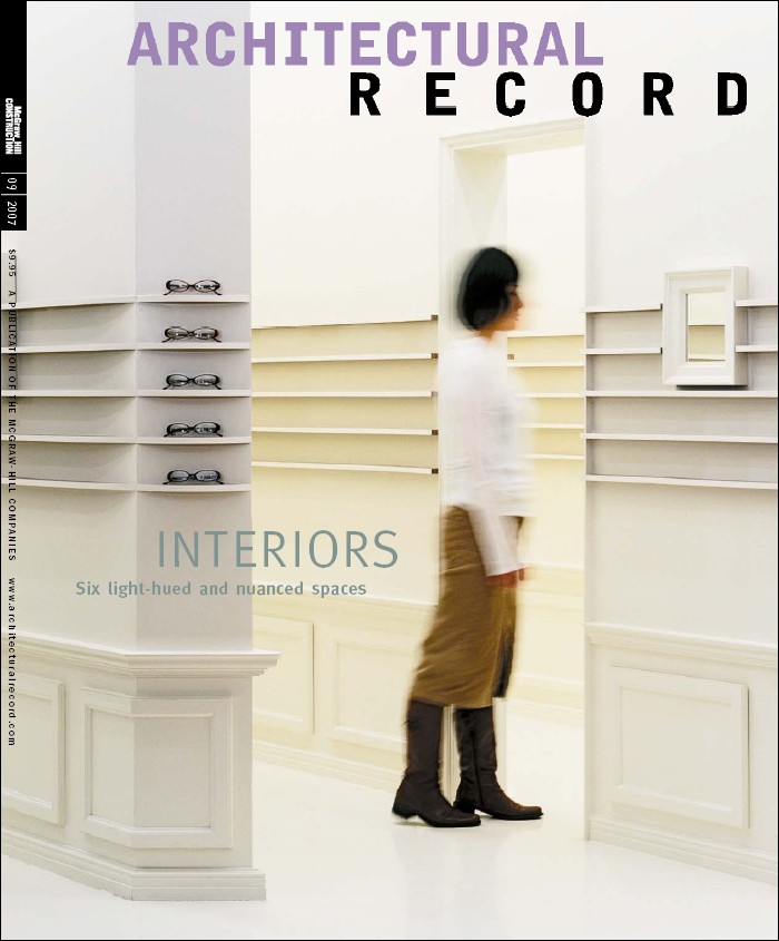 Architectural Record 09/2007 Interiors special edition