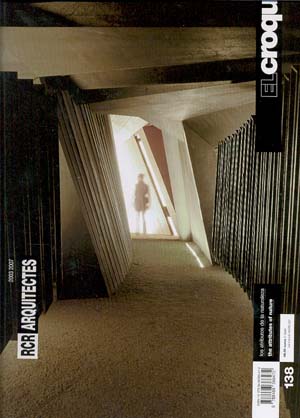 EL Croquis No.138 : RCR ARQUITECTES - RAMON VILALTA/CARME PIGEM/RAFAEL ARANDA