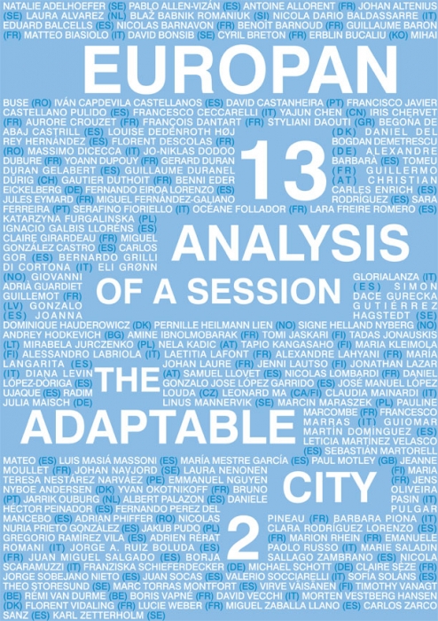 Europan-europe 13 RESULTS CATALOGUE: THE ADAPTABLE CITY 2 (2016)