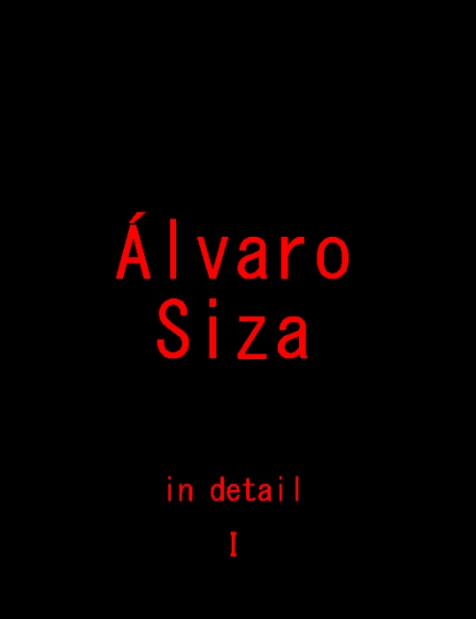 Álvaro Siza - in detail - Volume 1